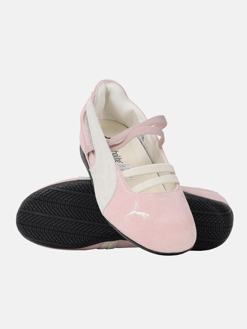 PUMA Speedcat Ballet SD JR Suede Pink White Size 7Y / Women's 8.5